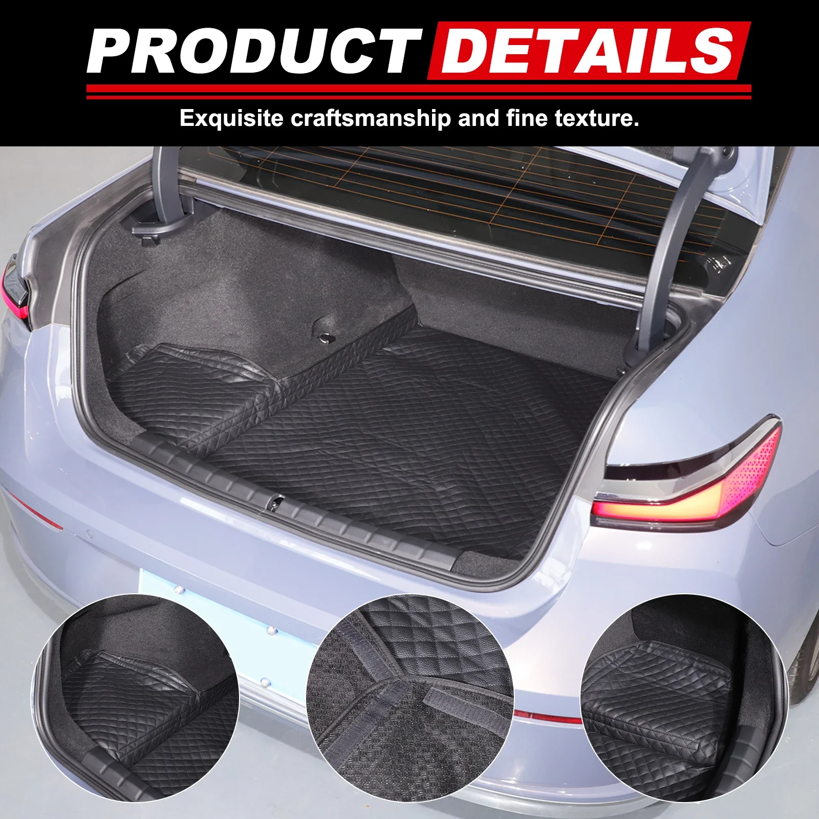 

For BMW 7 Series 2023+ trunk pads, car trunk anti-dirty pads, pet pads, protective pad accessories, Oxford cloth 1pcs