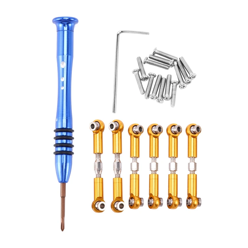 

T84C-For Wltoys Upgrade Metal Adjustable Rods A959B A969 A979 K929 RC Car Parts