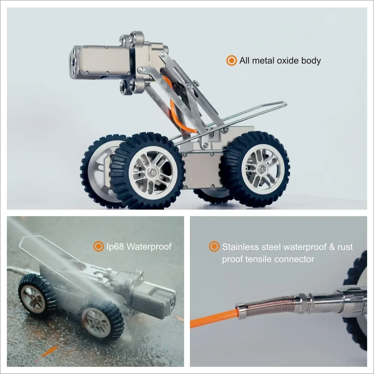 Detector de vazamento de água MARWOS V18 PLUS com pé grande e multi-sensor