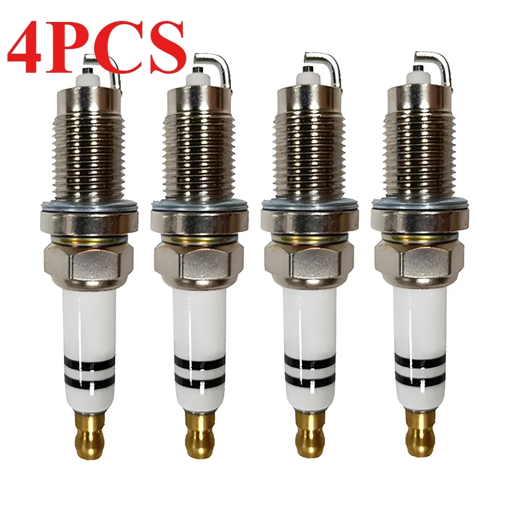 

4PCS 101905601F F7HER02 Ignition Spark Plug Fit for Volkswagen Passat Rabbit Jetta Golf Beetle 2.5L for Skoda Seat FR7HC