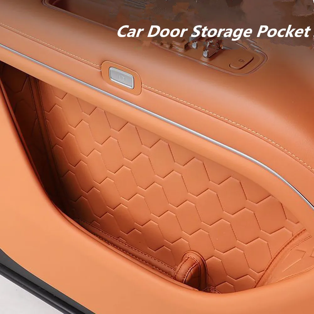 

For AITO M9 Car Door Storage Bag Anti Slip Anti-collision Sticker Automotive Modification Accessories Car Door Storage Pocket