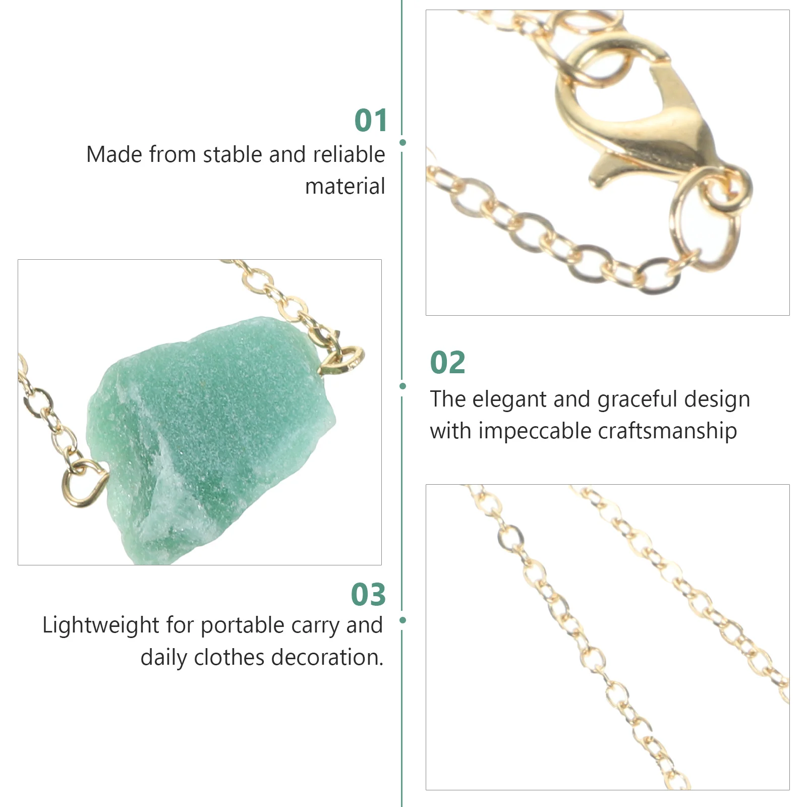 

Хрустальное ожерелье для женщин, простой каменный кулон, легкий прочный ювелирный подарок, аксессуар для вечеринки, украшение для шеи