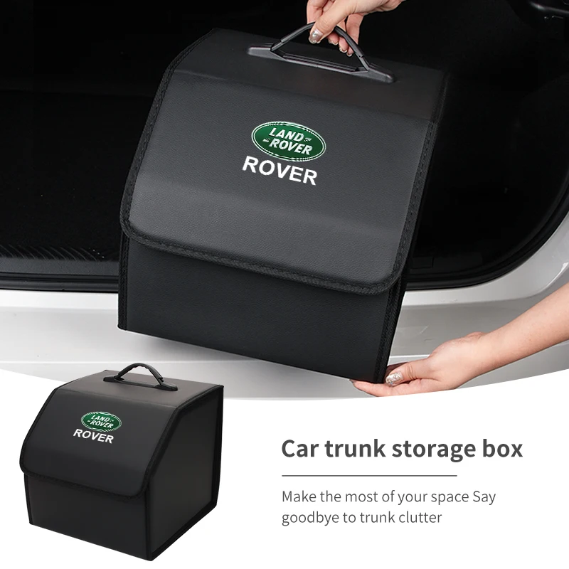 Car Trunk Storage Bag Camping Tools Box Collapsible For Land Rover Freelander 2 L2 LF Discovery 3 4 L319 L462 Range Rover Evoque