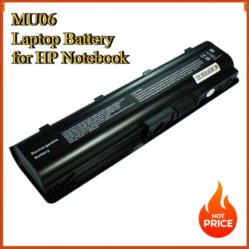 

MU06 Laptop Battery for HP Notebook Battery MU06 593553-001 593554-001 593554-001 Hp Pavilion G6 G7 593562-001 HSTNN-UB0W