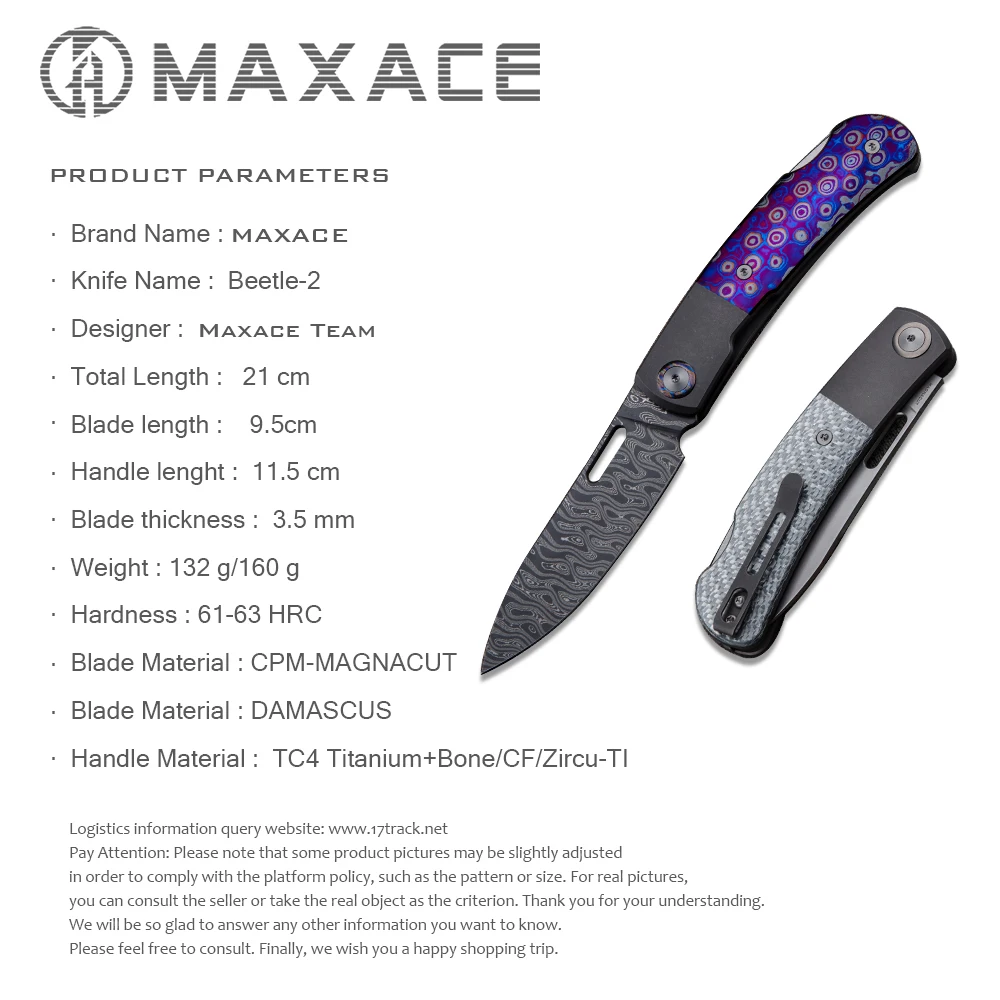 Maxace BEETLE-2.0  Folding knife pocket knife camping portable outdoor fruit knife Survival Self-defense Collection And Gift