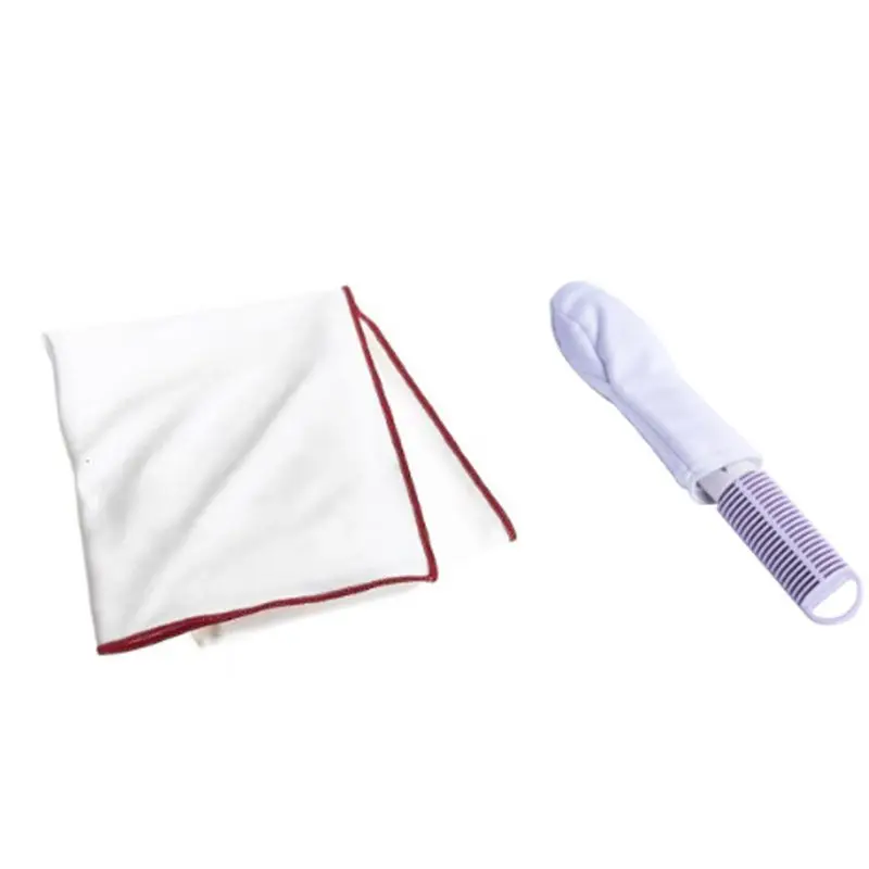 ab11-ワイングラス磨き布-2枚セット-シャンパングラス＆ワイングラス用磨き布-縞模様のない洗浄に最適