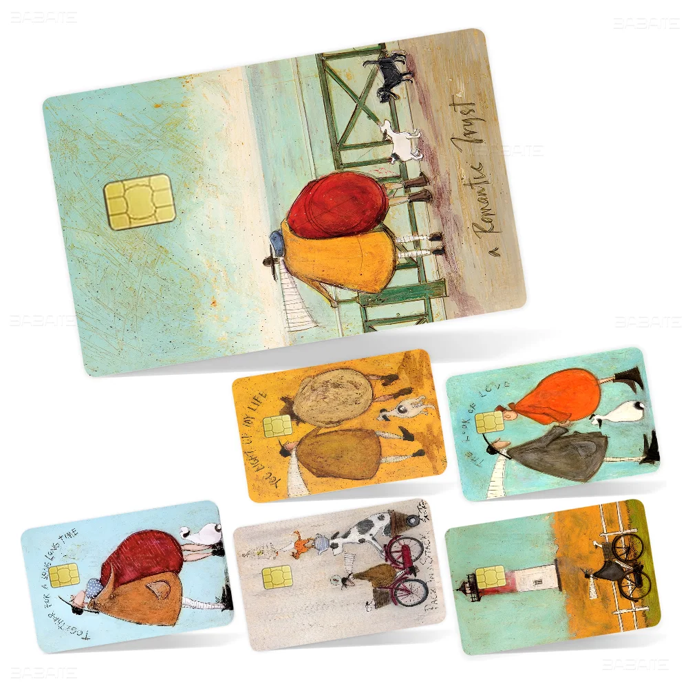 

Sam T-Toft Anime Front Cover Film Sticker Skin For Credit Debit Card Small Large Chip