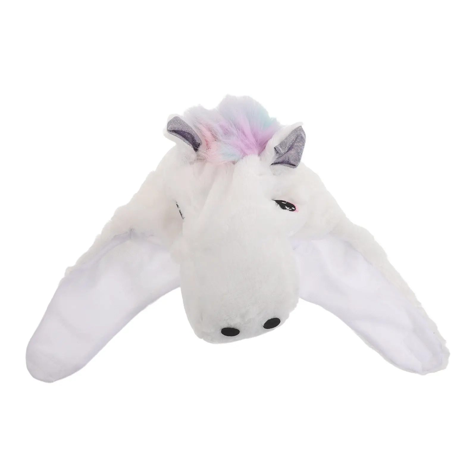 

Funny Rainbow Unicorn Hat for Kids Adults - Soft Lightweight Cosplay Headgear Carnival Festival Party Photo Prop Costume