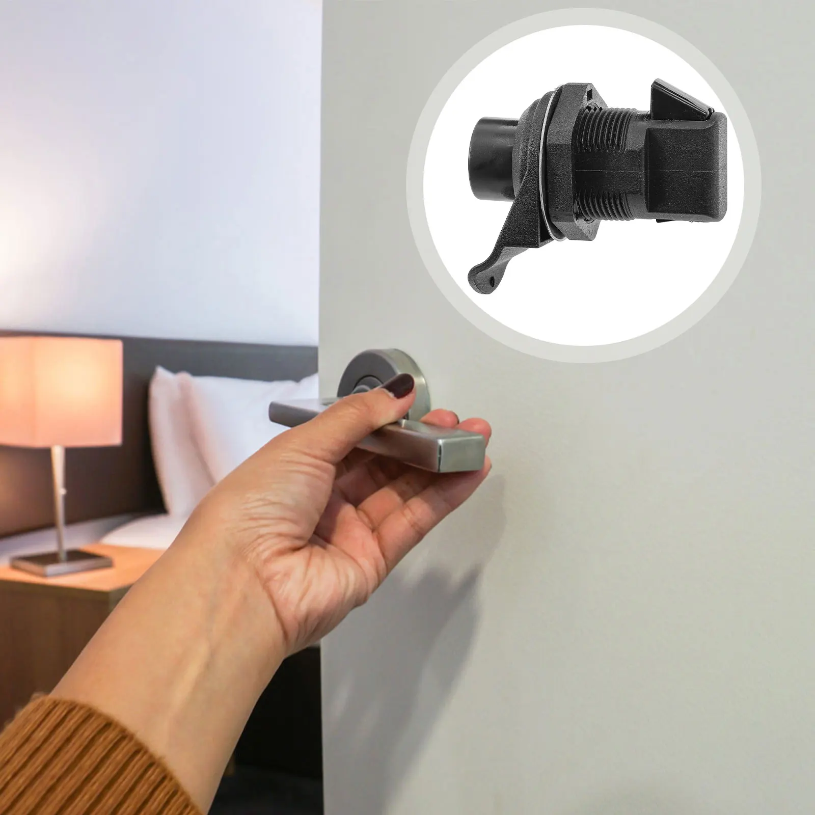 

Push Button Latch Lock Keyless Cabinet Door Locks Spring Latch Plastic Stainless Steel Low Profile Simple Replace Handle Press