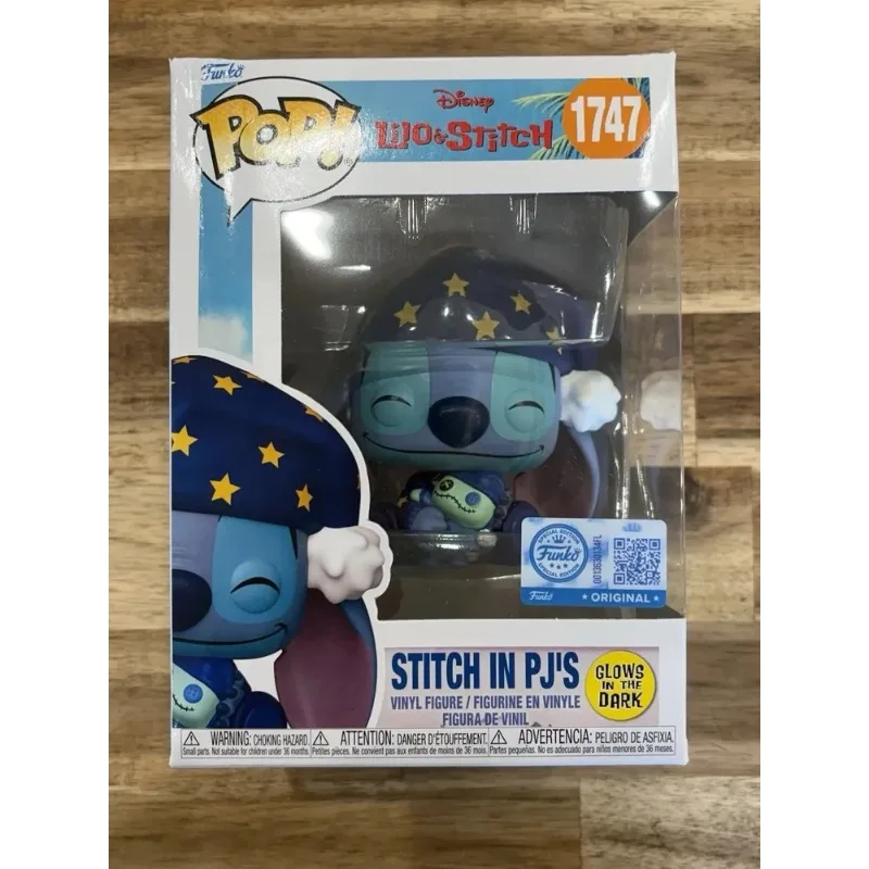 

Funko POP Disney Lilo & Stitch Stitch in Pajamas Glow in The Dark #1747 91921 Official Vinyl Collectible Figure Home Decor Gift