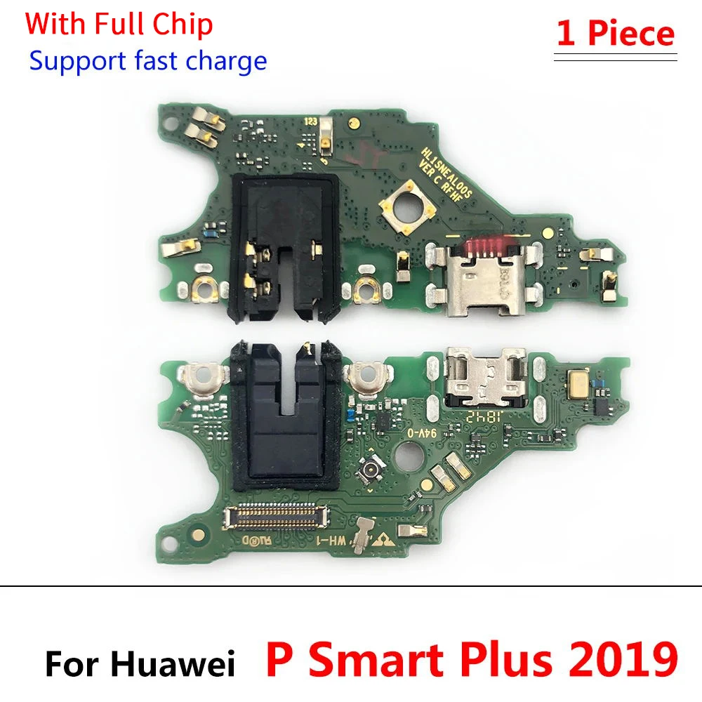 New For Huawei P Smart 2019 / P Smart 2021 USB Charger Port Jack Dock Connector Charging Board Flex Cable With Mic Microphone