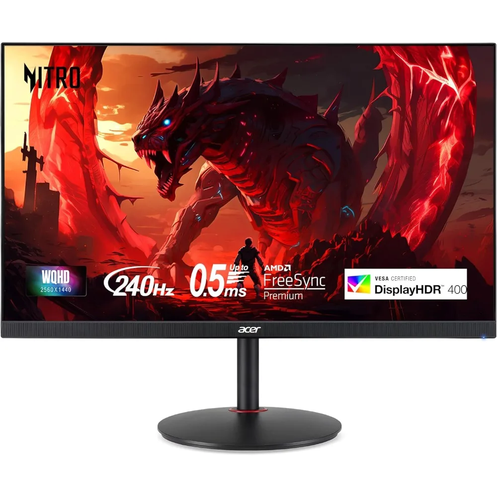 WQHD-プレミアムIPSHDゲーミングモニター,AMD Freesync,xv272u,240hz,0.5ms, 27インチ