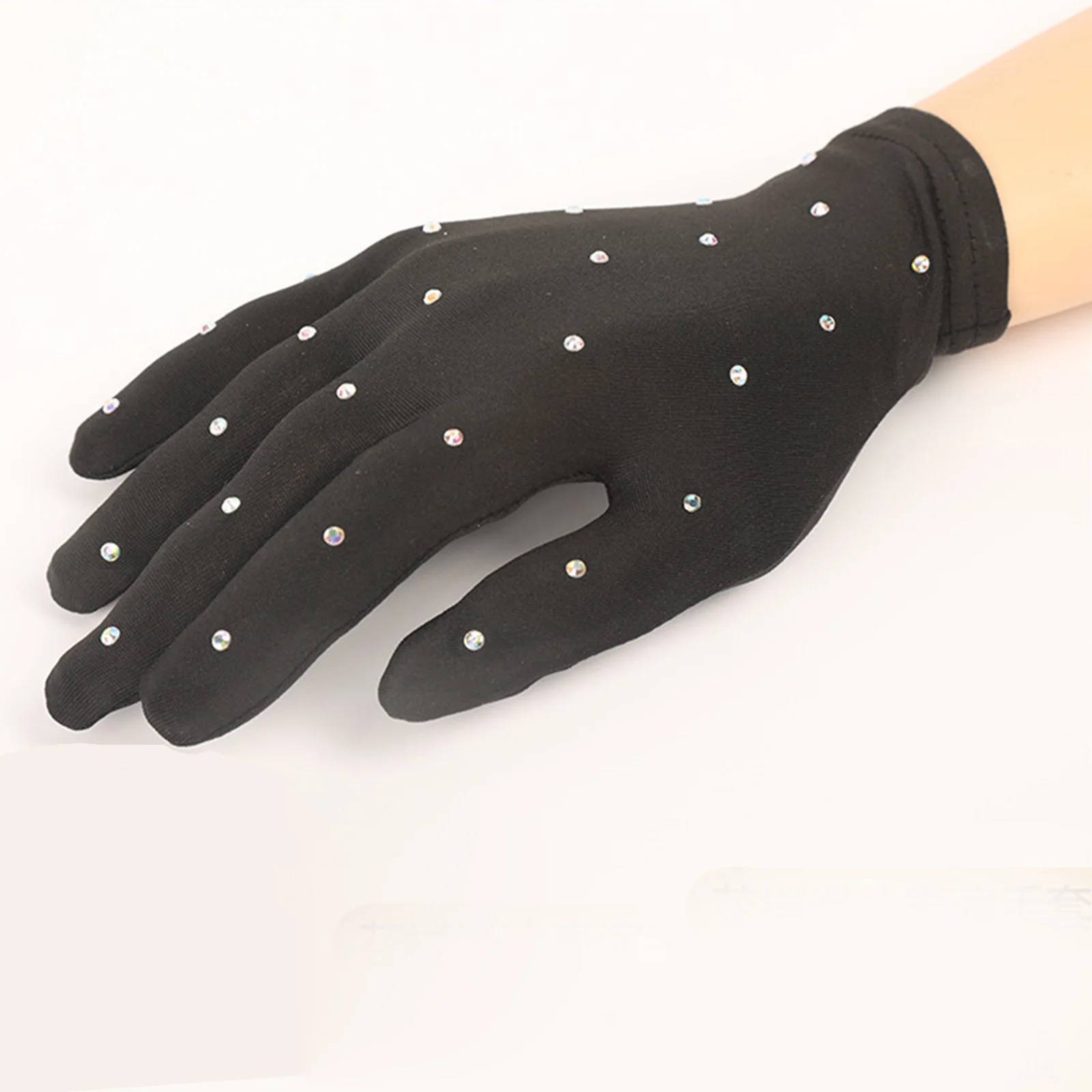 Winter Figure Skating Gloves Stretchy Mittens for Ice Skateboarding Gym Competitions And Show Gloves