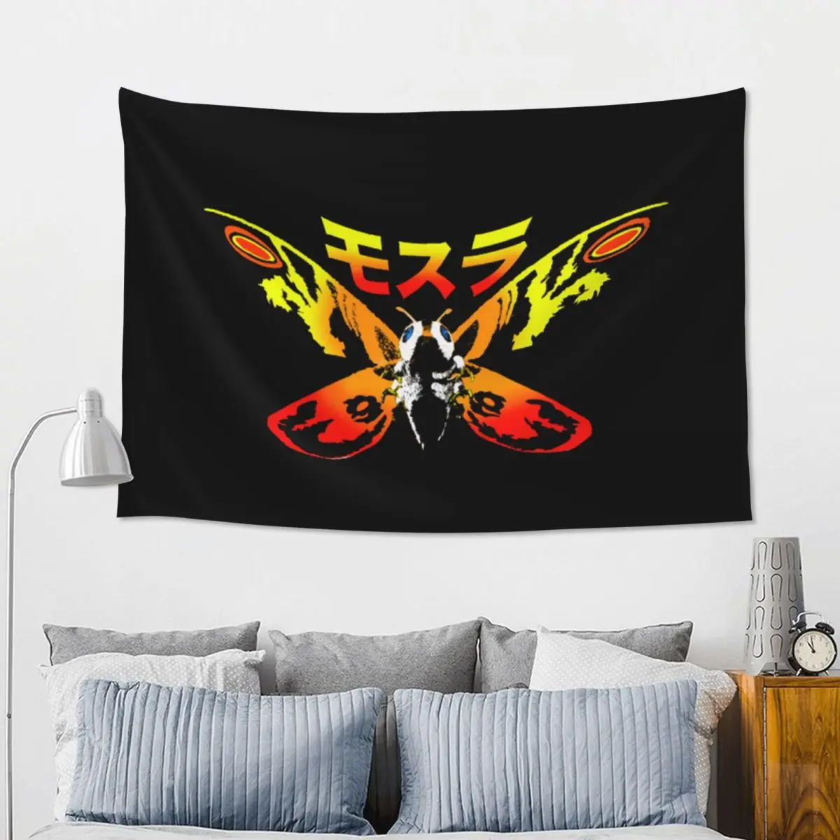 Mosura Mothra Exclusive Tapestry Hippie Wall Hanging Aesthetic Home Decor Tapestries for Living Room Bedroom Dorm Room