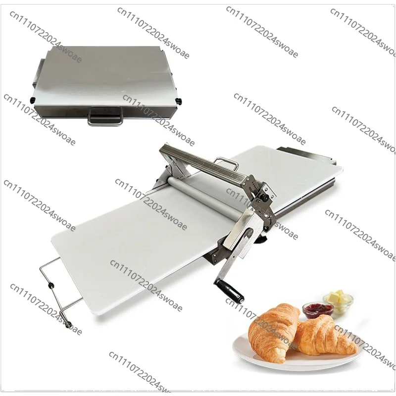 Desktop Folding Hand Crank Crispy Machine, Crispy Opening Machine, Horn Wrapping, French Egg Tart Skin Forming Machine