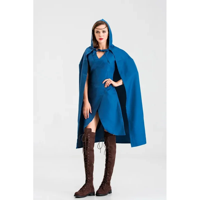 HN8 Film Costume Cosplay Daenerys Dress Il Drago Madre Costumi per adulti Carnevale di Halloween Gioco di ruolo Abiti Abiti Masquera8...Gf