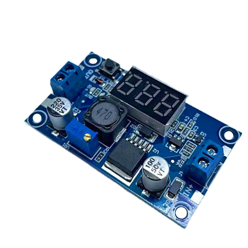 AB53  DC DC Adjustable Converter Voltage Regulator LED Display Voltmeter 4.0-40 To 1.3-37V Power Adapter
