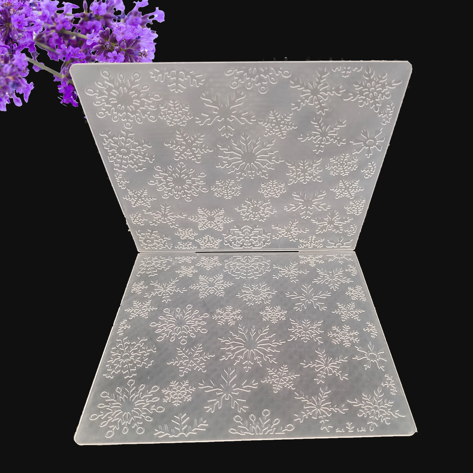 Beautiful Snowflakes Embossing Folder Plastic Plates Design For DIY Paper Card Decoration Embossing Cutting Dies Scrapbooking