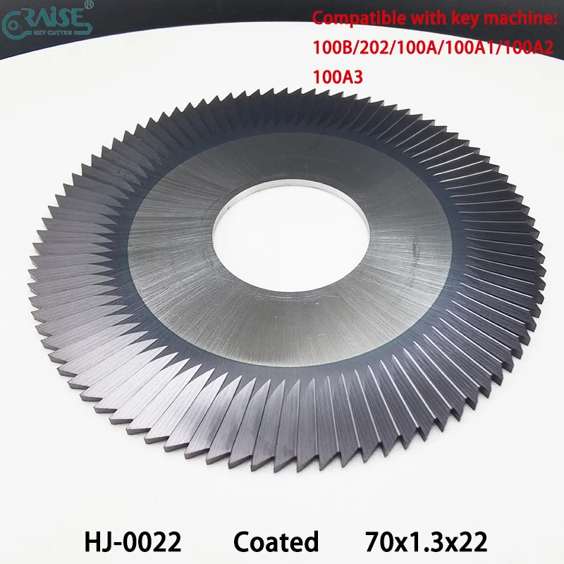 

RAISE Cutter Coated HJ- 0022A 70x1.3x22 for WENXING 100B 202 100A 100A1 100A2 100A3 Key Machine