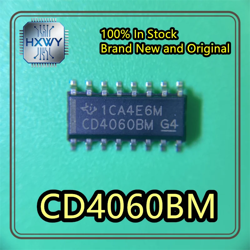 (10/50 pcs) CD4060BM  SOIC16 package  Brand-new electronics chip IC  Best-seller  In stock fast dispatch  Genuine product