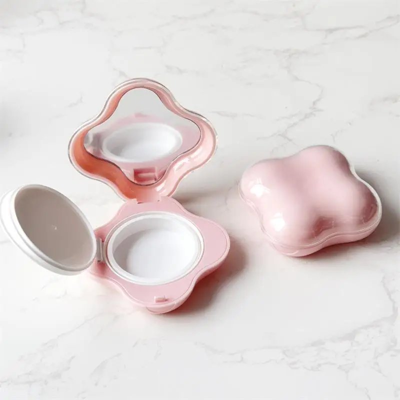 15g Empty Flip Cushion Box Powder Box Portable Cosmetic Makeup Case BB Cream /Foundation/ Blusher Container With Mirror