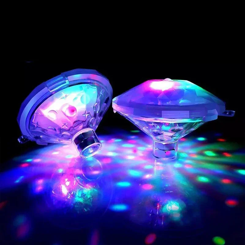 

LED Diamond Shape Floating Pool Bathtub Lights Waterproof Pool Lights Garden Patio Pool Fish Tank Decoration Colorful Lights