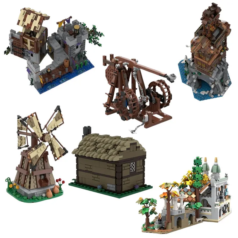 

Строительные блоки для сборки мелких частиц MOC-180928 198279 190469 117560 140586 194558, строительная игрушка, трехмерная модель в подарок