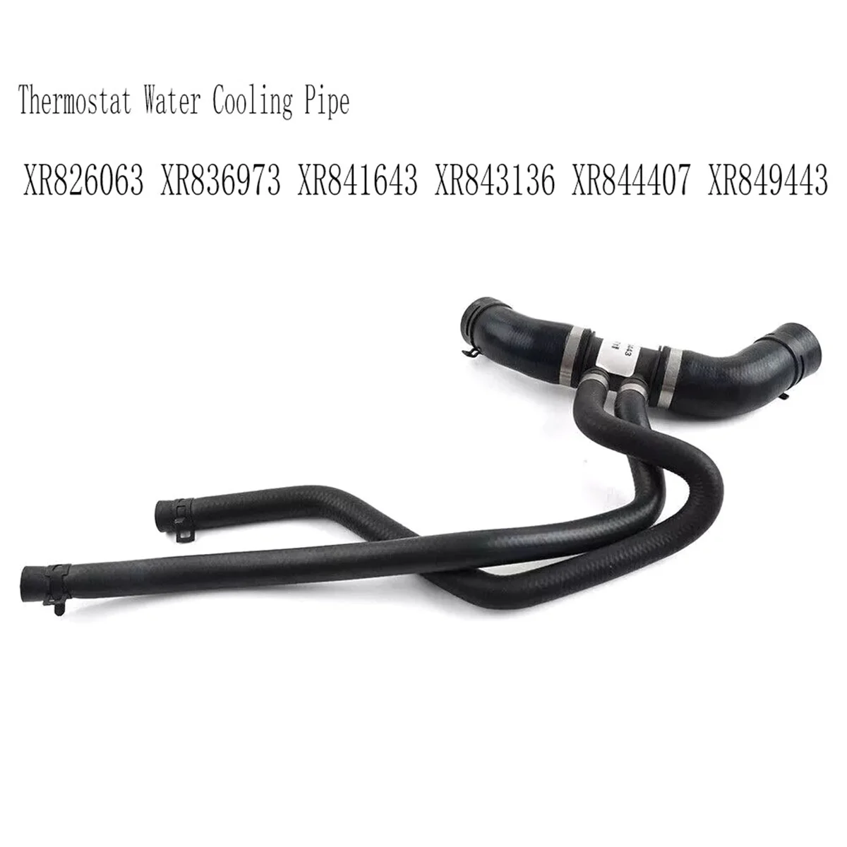 Super Sale XR849443 Lower Radiator Coolant Hose Thermostat Water Cooling Pipe for Jaguar S-TYPE 1999-2008 XF 2009-2015 XR82606