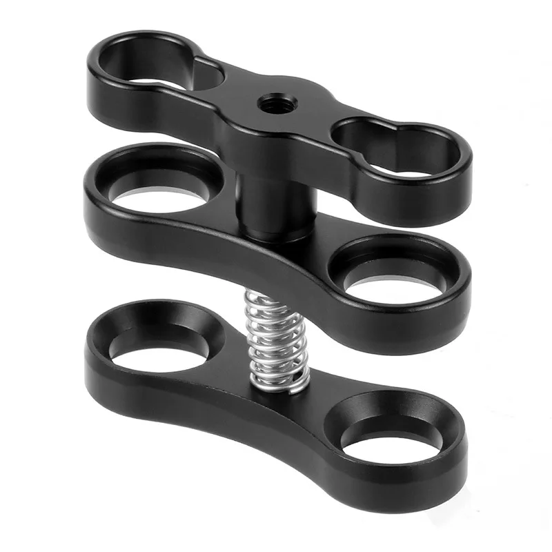 Diving Photography Aluminum Butterfly Clip Underwater Camera Waterproof Housing Lamp Arm Ball Head Bracket Fill Light Ball Head