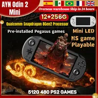 AYN Odin 2 Mini Handheld Odin2mini LED 5 Inch Touch Screen 5000mAh Battery Android 13 System 8gen2WiFi  PSP PS2 Gift