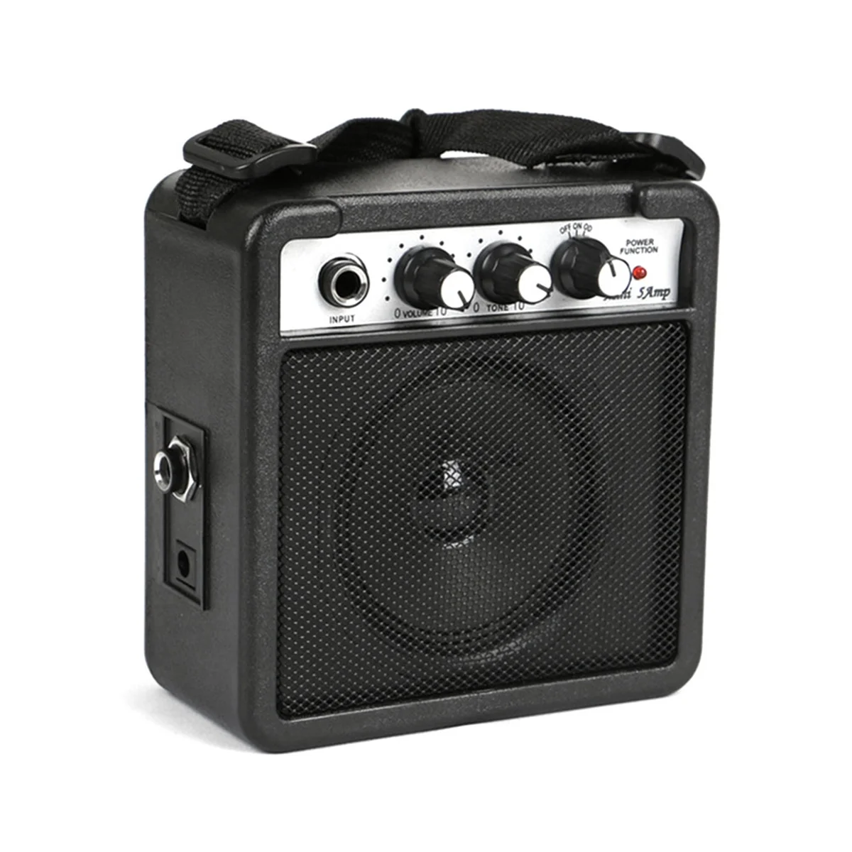 

5W Mini Guitar Amplifier Amp Speaker with 3.5mm & 6.35mm Inputs 1/4 Inch Output with Volume Tone Adjustment Overdrive HOT