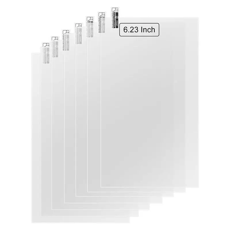 Y23A-7PCS Screen Protector Film 6.23Inch For Anycubic-Photon Mono 4K, 9H Hardness, PET Material, High Clarity, Glossy-Surface