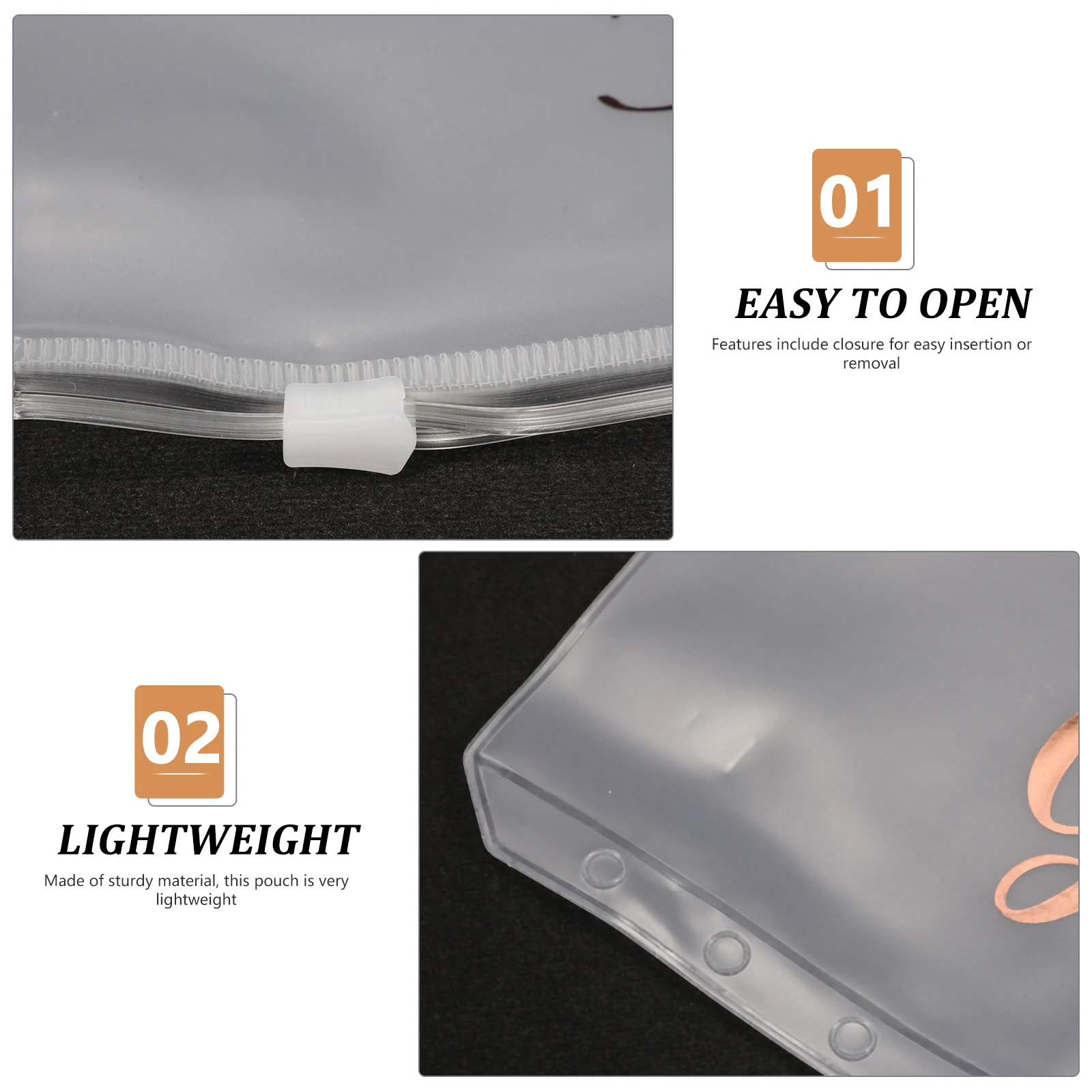 

10 Pcs Cash Budget Bag Binder Pocket Pouches Folders Document with Zipper Small