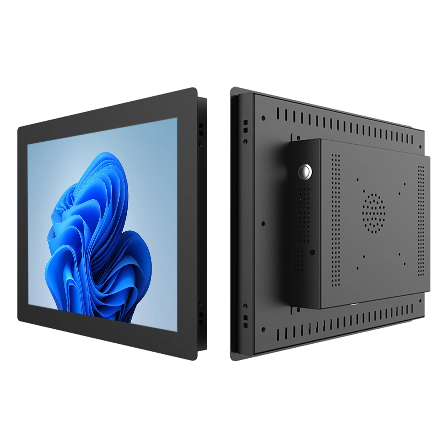 17 19 21.5 inch industrial control all in one pc panel pc with resistive touch screen mini computer wifi 232com for win10 pro