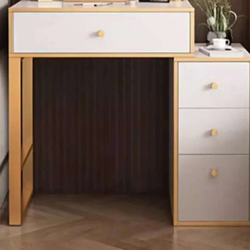 Jewelry Bistro Dressing Table Restaurant Cosmetics Nail Modern Vanity Table Women Collection Schminktisch Postmodern Furniture image 3