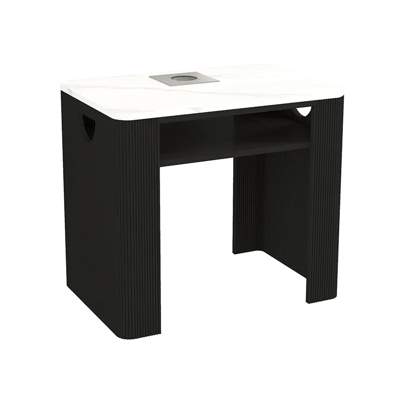 Nordic Modern Nail Tables Manicure Dressing Marble Luxury Nail Table Reception Desks Professional Salon Furniture Mesa Uñas FYMT