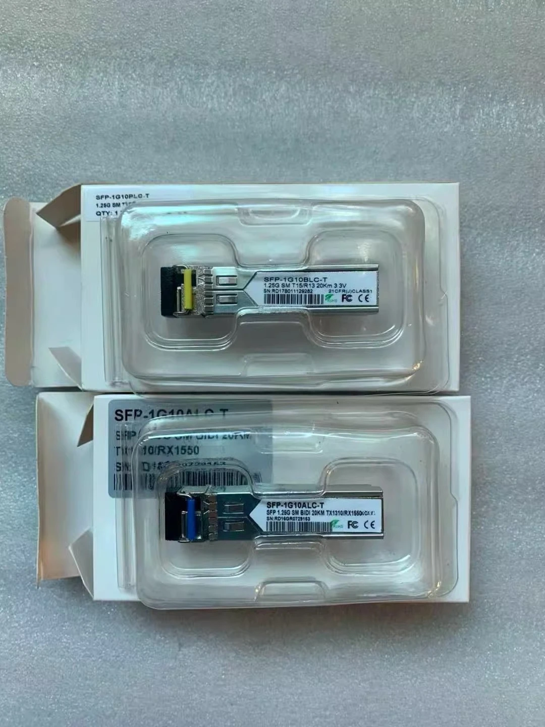1PCS brand new, original, genuine, Taiwan single mode SFP-1G10ALC-T SFP-1G10BLC-T