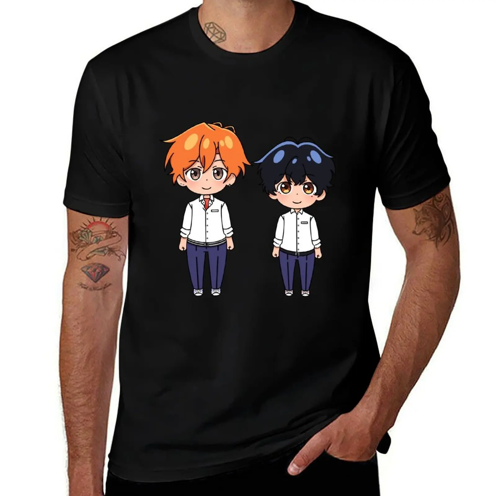 

Sasaki and Miyano summer uniform Ver 1 T-Shirt sports fans fashion shirts football t shirt men t shirt