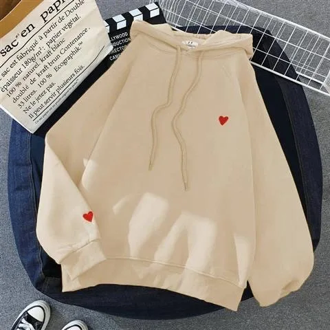 여성용 후드티 트렌드 옷 OOTD 겨울 신상 후드티 패션 도시풍 프린트 재미있는 스티치 여성 젊은 감각