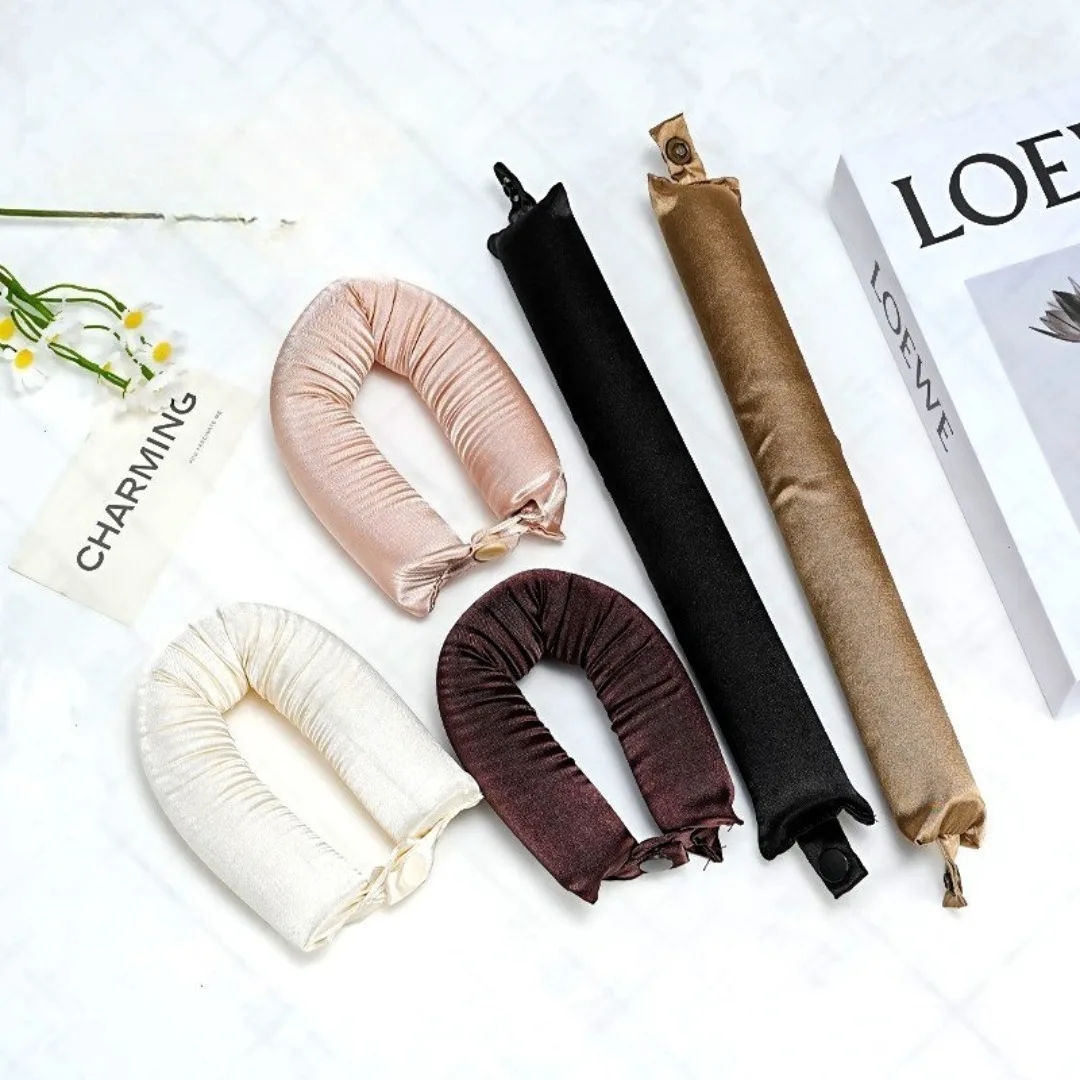 Heatless Curling Rod Headband No Heat Hair Curler Wave Formers Hair Rollers Lazy Curls Curlers with Scarf Hair Salon Accessories - Image 4