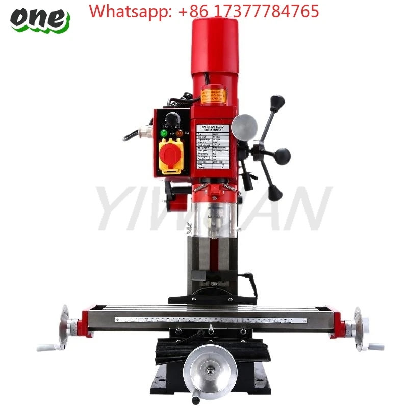 Mini Home Milling Machine 550W Brushless Motor Digital Display Drilling Machine Multifunctional