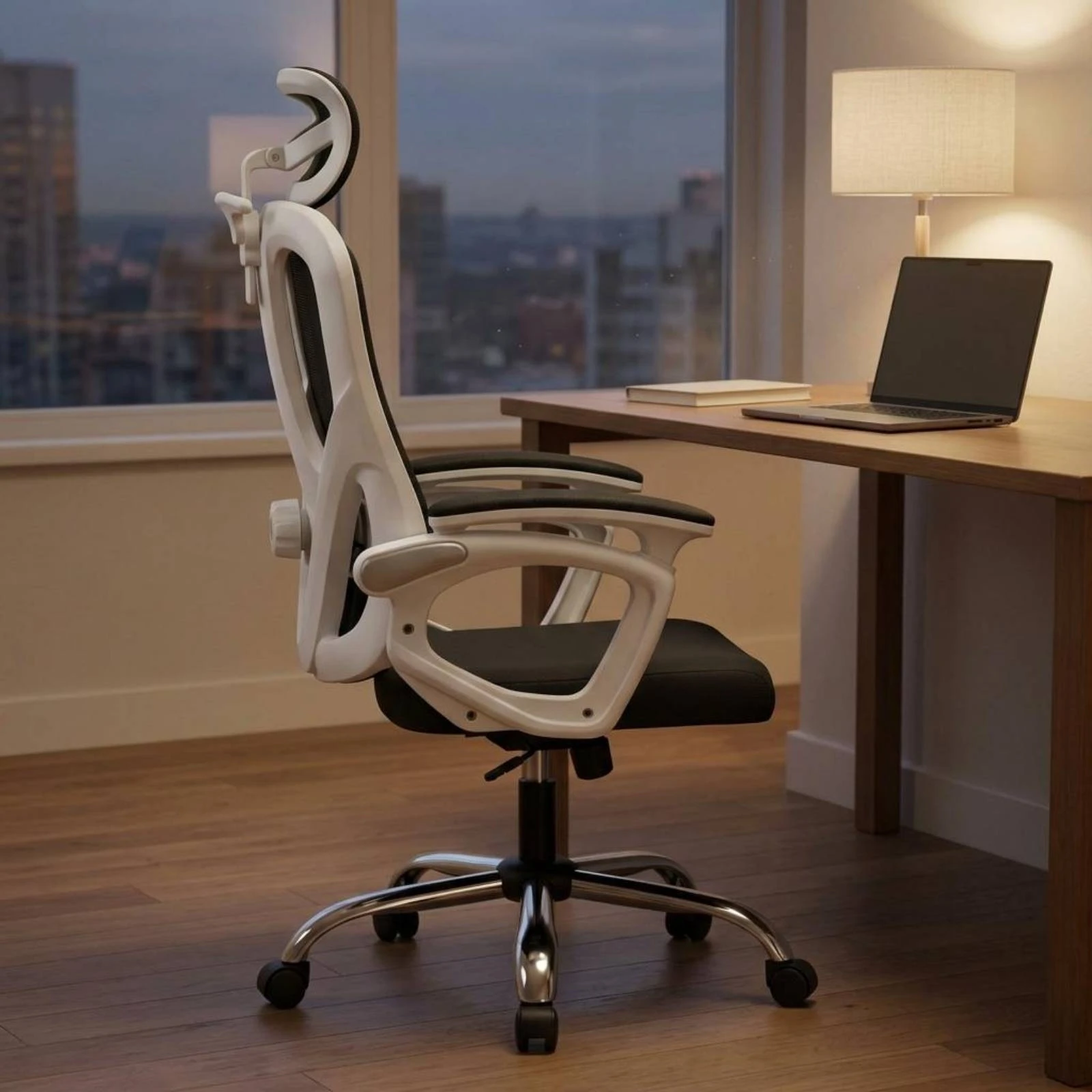 ergonomic-office-chair-adjustable-armrests-reclining-office-chair-padded-seat-rolling-base