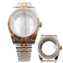 36mm 39mm Watch Case Stainless Steel Sapphire Glass For NH35 NH36 ETA2824 2836 Miyota8215 8205 821A PT5000 ST2130 Movement
