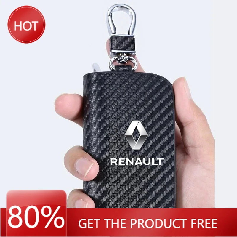 

Защитные колпачки для автомобильных ключей, сумка из углеродного фильтра, чехол для ключей для Renault Megane 2 3 Clio Scenic Duster Kaptur Captur Logan Ca