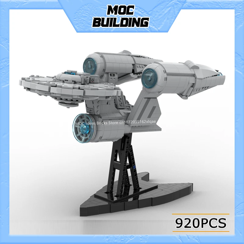 

Конструктор MOC: Модель космического корабля из серии «Космос», набор для сборки, коллекционные игрушки, креативный диорамный набор, подарок на Рождество