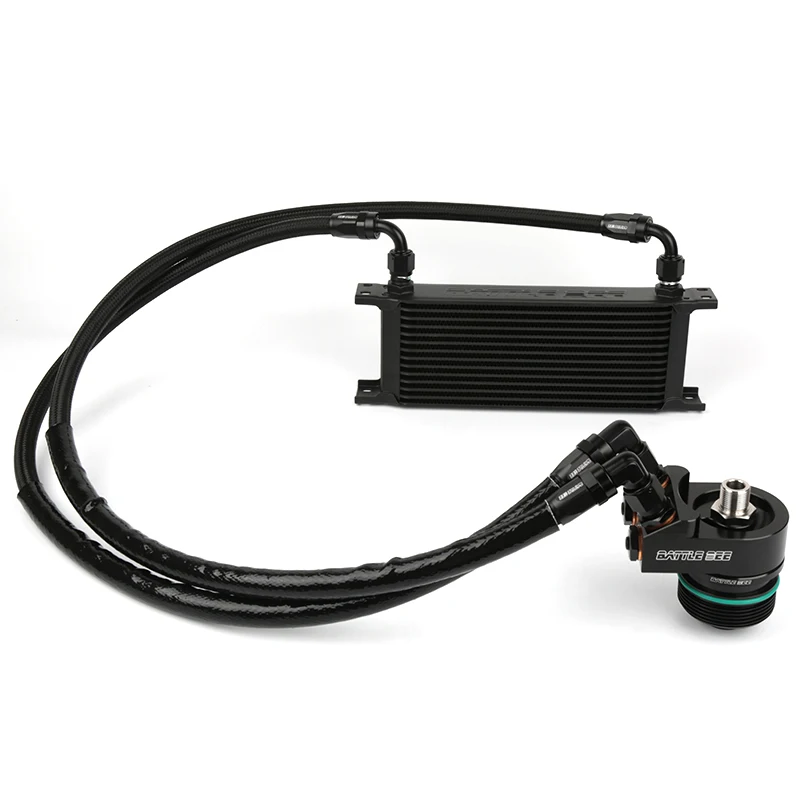 Car modification oil cooling kit for VAG EA888 GEN3 GEN4 Engine oil cooler kit Iron filter version Standard bracket BB-OCK-110-2
