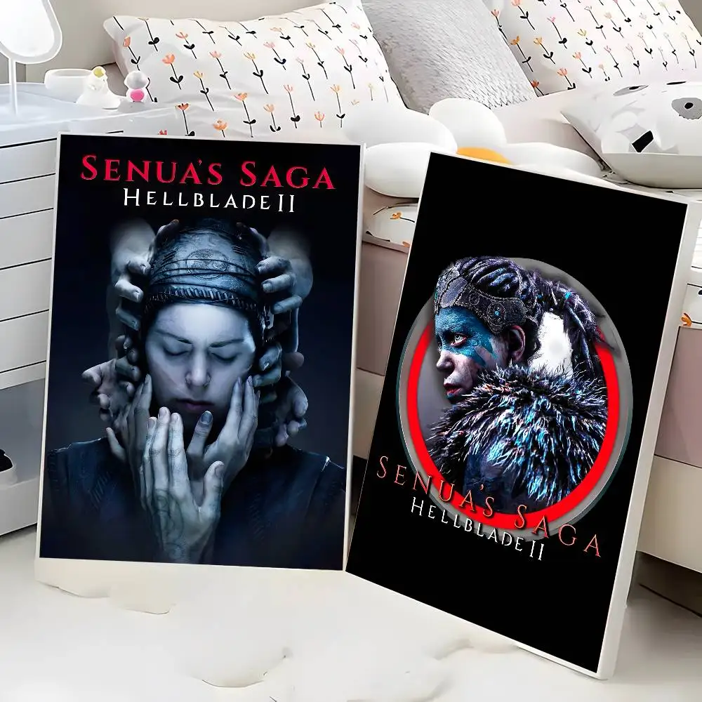 Senua's Saga H-Hellblade l Poster HD home decor sticky wall waterproof home living room bar aesthetic decor