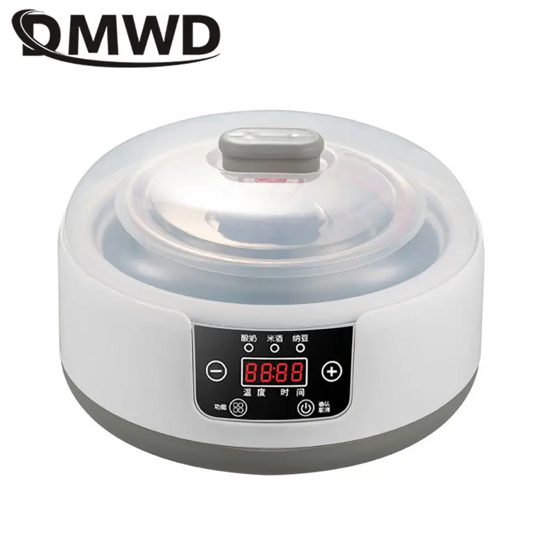 110V Elektrische Yoghurtmaker Automatische Rijstwijn Leben Natto Enzym Vergister temperatuur verstelbare Getimede Gistingsmachine 5Cup
