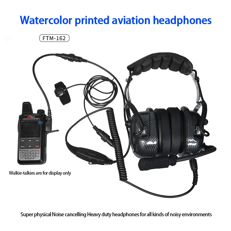 Walkie-talkie headsets Racing airport Aeromitron Cycling Factory paraglider anti-noise headsets Heavy-duty headsets with top wea