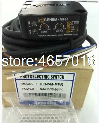 BEN5M-MFR AC/DC Autonics Retroreflective Photoelectric Switch Sensor Sensing 5 Meters  Relay Output